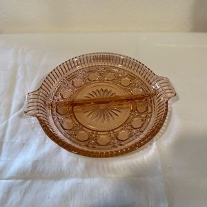 Pink Windsor Candy Dish by Indiana Glass